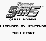 Double Dribble - 5 on 5 (USA) Title Screen